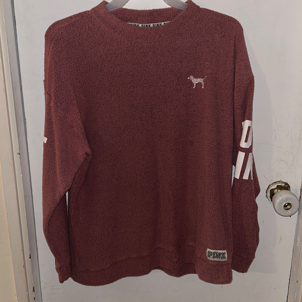 Pink sweater. Size large.